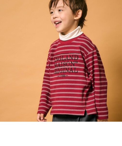 ハイネックレイヤードTシャツ