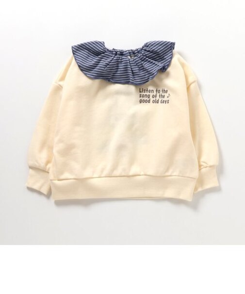 WEB限定 フリル襟GIRLSトレーナー