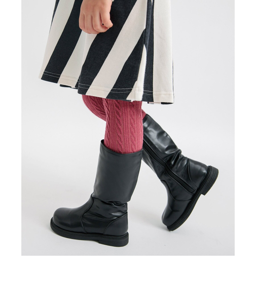 ケーブル編みタイツ