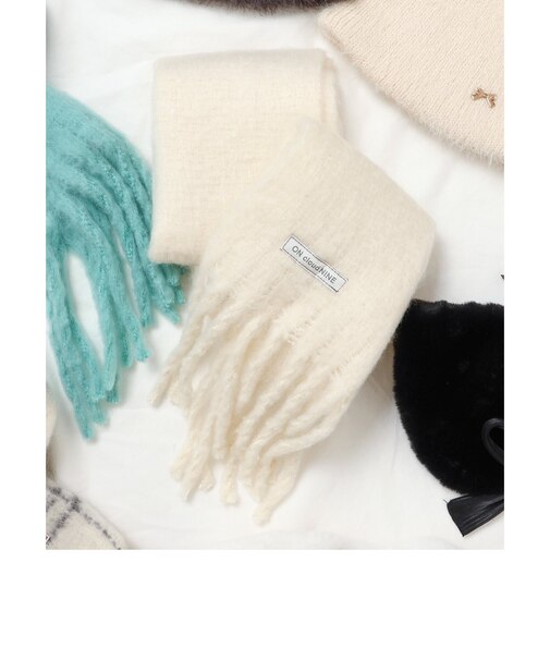 ふわふわシャギーマフラー