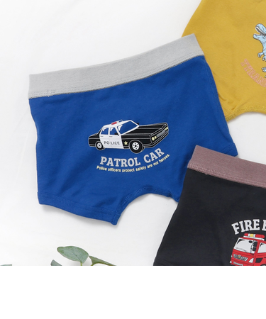 BOYS車・恐竜バックプリントパンツ
