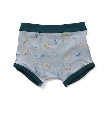 BOYSくるま総柄パンツ