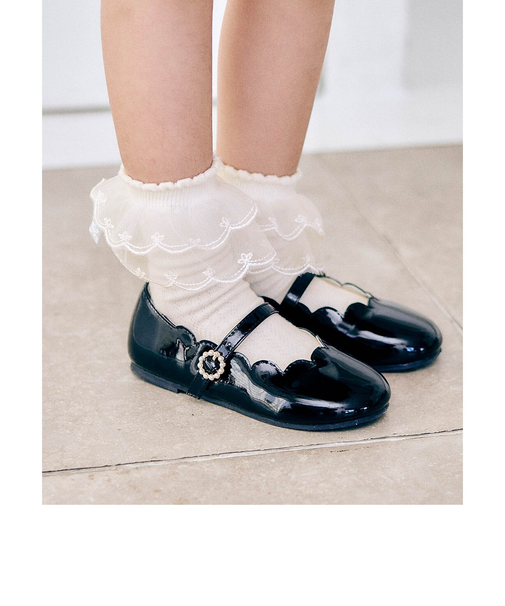 オーガンジーレースソックス