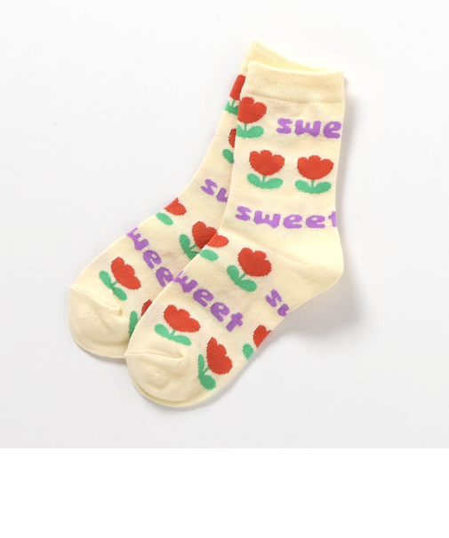 GIRLSバリエーション総柄ソックス