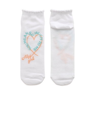 ハートロゴショートソックス