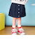 フロントボタンインパンツ付きスカート
