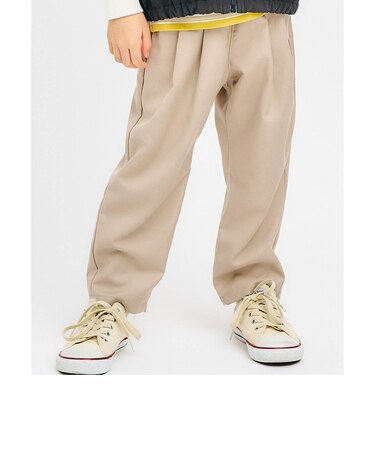 テーパードタックパンツ  10分丈