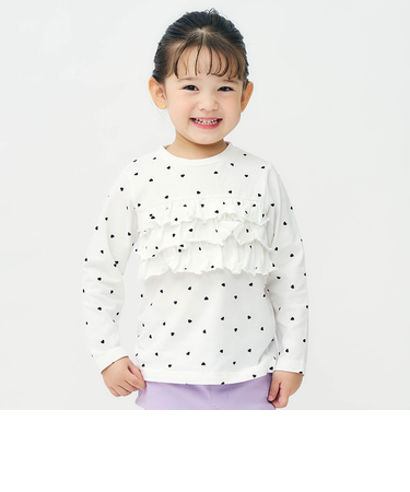 WEB限定 フリル長袖Tシャツ｜7days Style