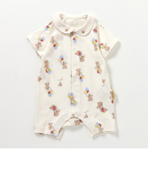 tiny bear 衿刺繍ロンパス