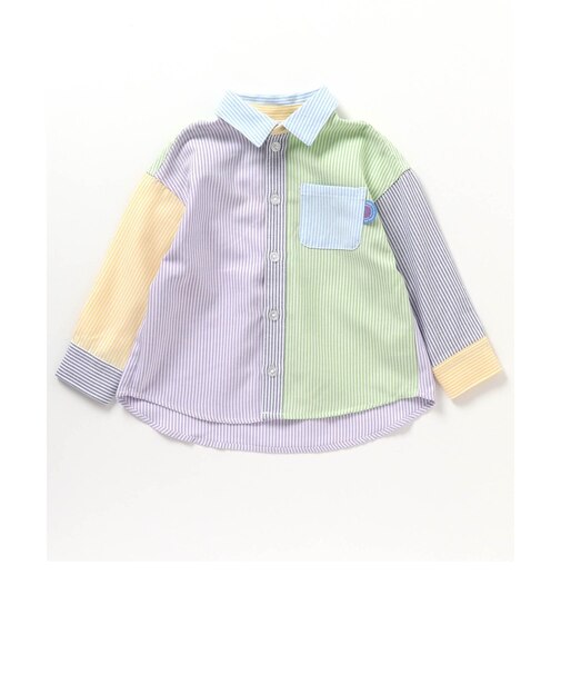 SPRING カラーストライプシャツ