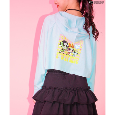 【パワーパフ ガールズコラボ】ラグランタンタケフーディ