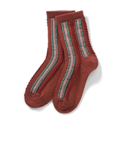 フロート編み ソックス