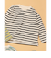 WEB限定  無地ボーダー長袖Tシャツ