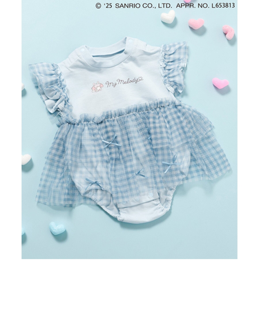 マイメロ クロミ リボンチュールロンパス