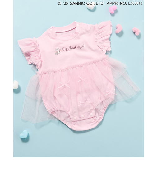 マイメロ クロミ リボンチュールロンパス