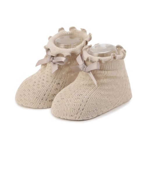 透かし編みミディアムベビーソックス