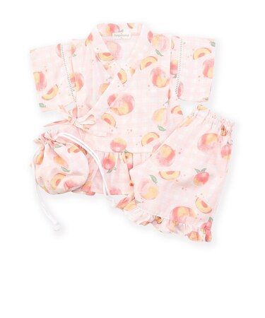 夏のおめかしフリル甚平