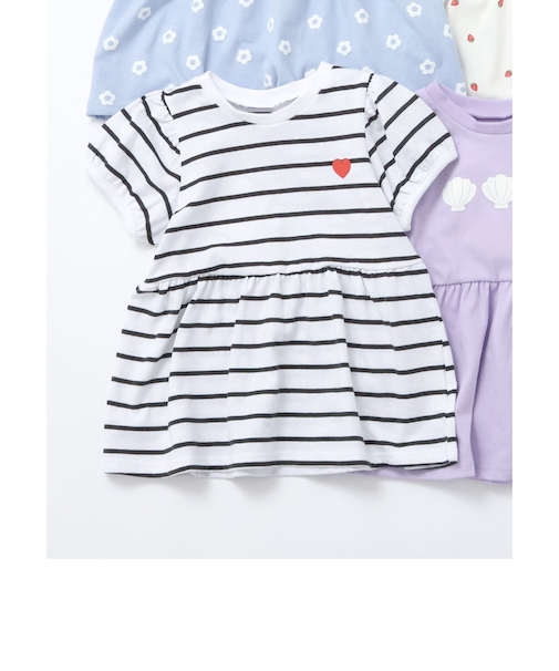 ペプラムパフTシャツ｜7days Style