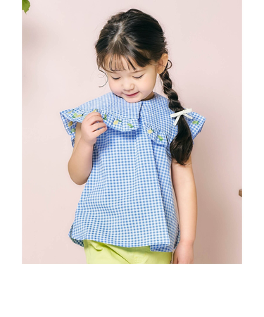 レモン・いちご刺繍ブラウス