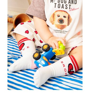 【Bpop】ポップベビーハイソックス