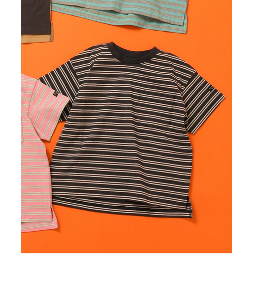 WEB限定 無地ボーダーTシャツ