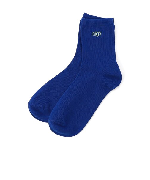 【抗菌防臭】ワンポイントロゴクルーソックス