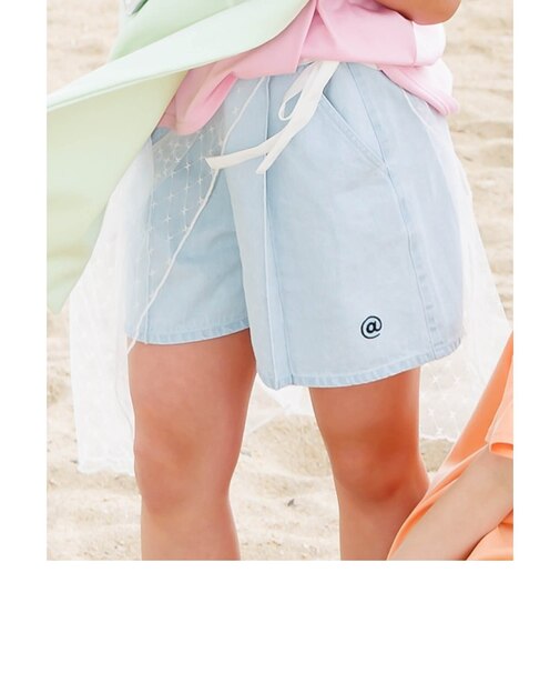 シアースカート付きキュロット