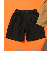 WEB限定 タックハーフパンツ  5分丈
