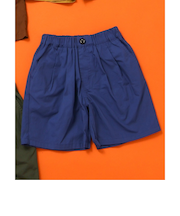 WEB限定 タックハーフパンツ  5分丈