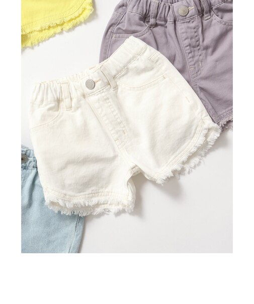 WEB限定 フリンジショートパンツ  ショート丈