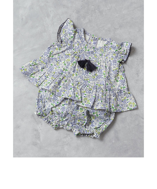 WEB限定 【リンク】まいにちベビーワンピース＆ブルマセット