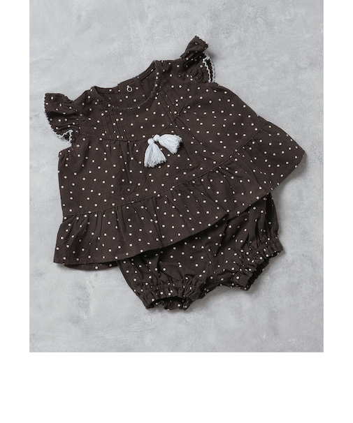 WEB限定 【リンク】まいにちベビーワンピース&ブルマセット