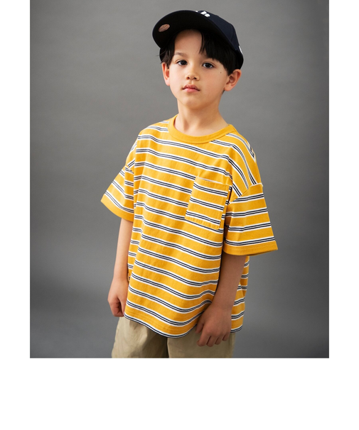 【B NEW JACK】マルチボーダーTシャツ