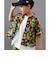 【B NEW JACK】サイドライン総柄シャツ