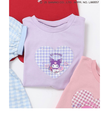 【サンリオキャラクターズ】スカラップTシャツ