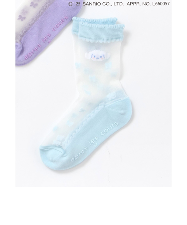 【サンリオキャラクターズ】リボンシースルーソックス