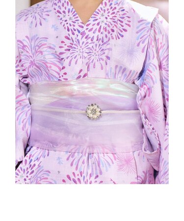 ビーズ帯かざり＿アプレのはんなり浴衣＆甚平