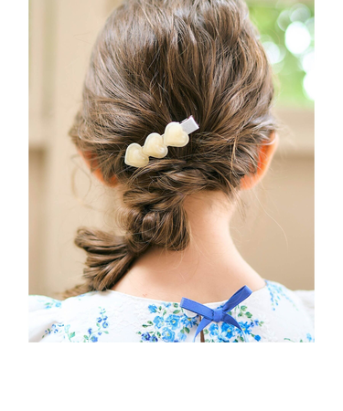 ハートモチーフヘアクリップセット