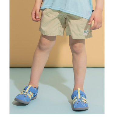 【ジュニア対応】水陸両用アクティブパンツ_UVカット_撥水加工 4分丈