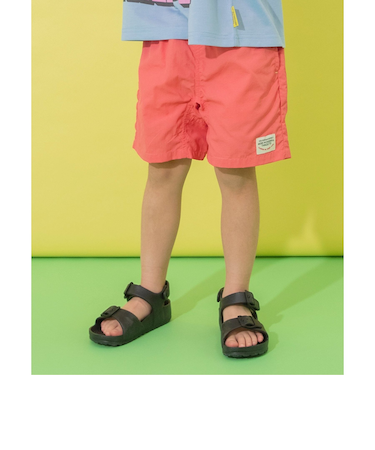 【ジュニア対応】水陸両用アクティブパンツ_UVカット_撥水加工 4分丈