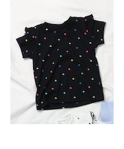 袖フリルTシャツ/7days Style