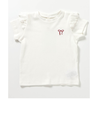 袖フリルTシャツ/7days Style