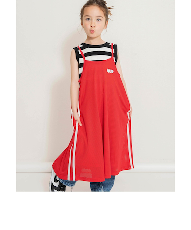 メッシュキャミワンピ