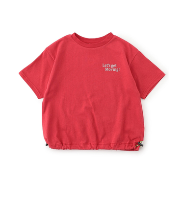 【シルエットを自分好みに！】裾ドローコードTシャツ