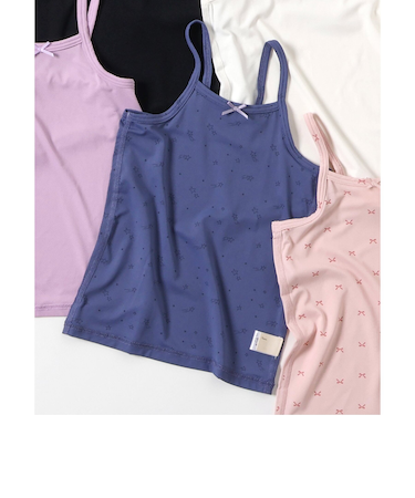 WEB限定 ひんやりメッシュ深あきインナーキャミ_吸水速乾_接触冷感