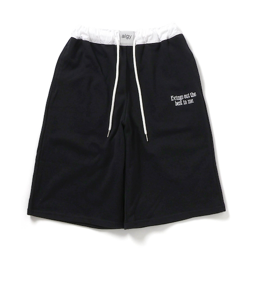 スウェットワイドハーフパンツ