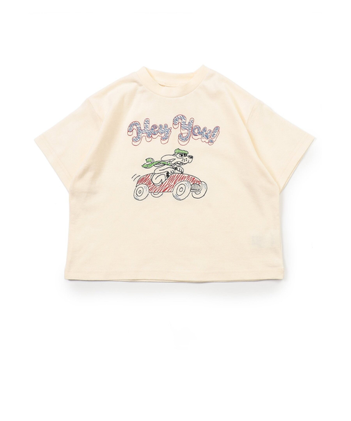 アニマルステッチ刺繍Tシャツ