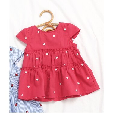 3柄ティアード刺繍チュニック