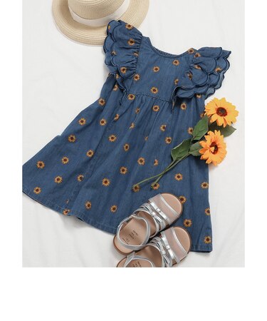 スカラップフリルヒロインワンピース