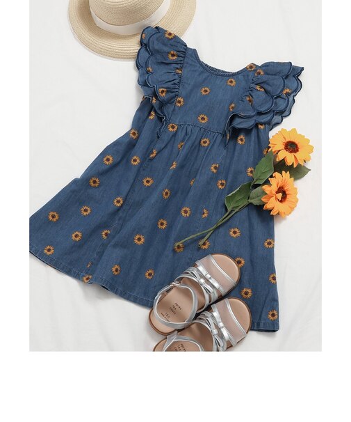 スカラップフリルヒロインワンピース